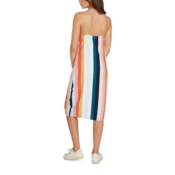 NWT - Volcom - Flavor up Slip Dress. Fun Vertical stripes. Size: Medium - Picture 2 of 6